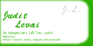 judit levai business card